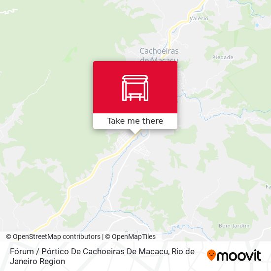 Fórum / Pórtico De Cachoeiras De Macacu map