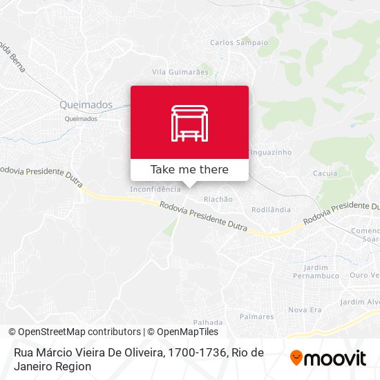 Rua Márcio Vieira De Oliveira, 1700-1736 map