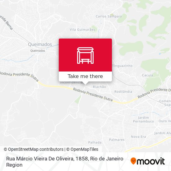 Rua Márcio Vieira De Oliveira, 1858 map