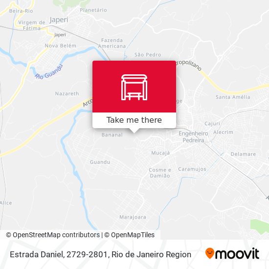 Estrada Daniel, 2729-2801 map