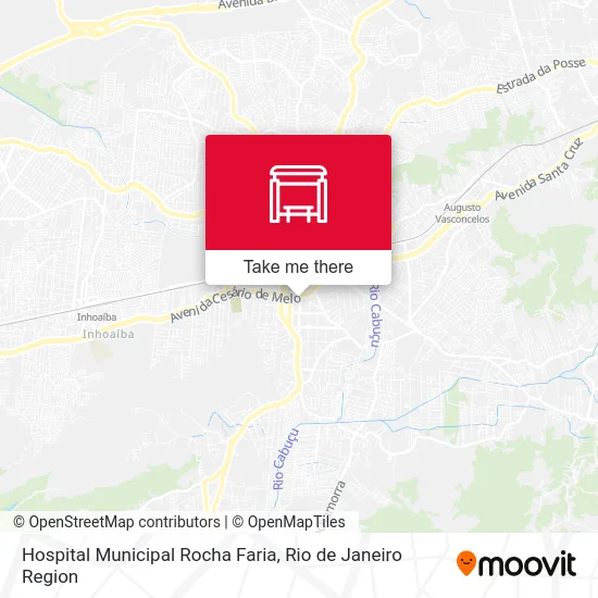 Hospital Municipal Rocha Faria map