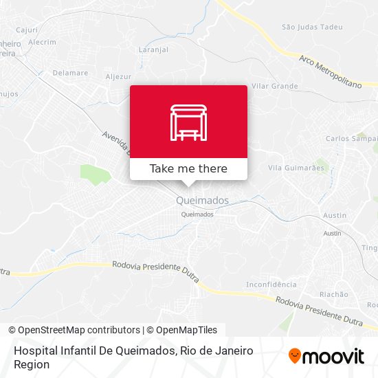 Hospital Infantil De Queimados map