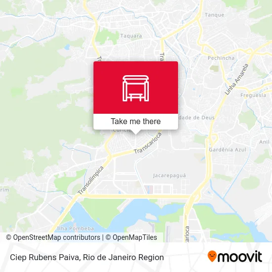 Ciep Rubens Paiva map