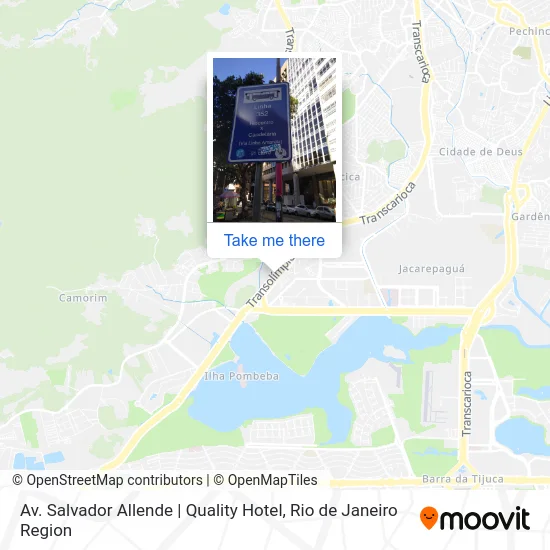 Av. Salvador Allende | Quality Hotel map