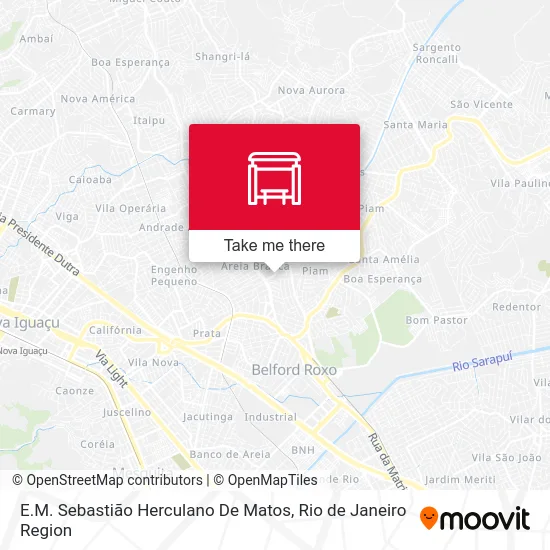 E.M. Sebastião Herculano De Matos map