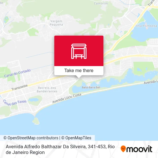 Avenida Alfredo Balthazar Da Silveira, 341-453 map