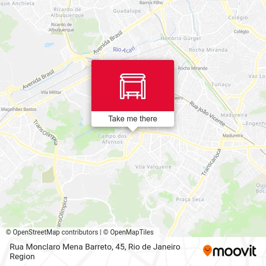 Rua Monclaro Mena Barreto, 45 map