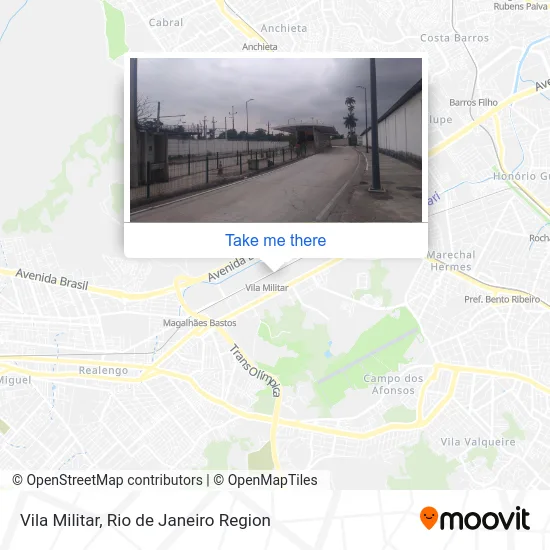 Vila Militar map