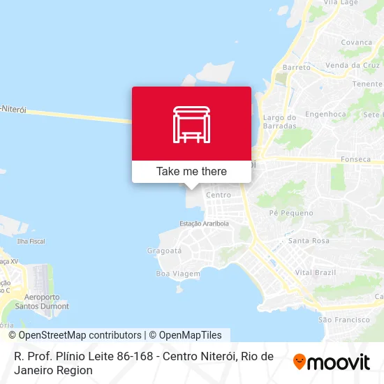R. Prof. Plínio Leite 86-168 - Centro Niterói map