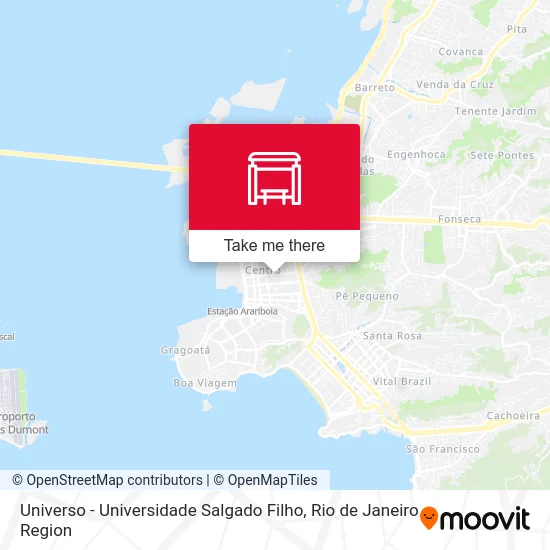 Universo - Universidade Salgado Filho map