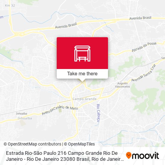 Mapa Estrada Rio-São Paulo 216 Campo Grande Rio De Janeiro - Rio De Janeiro 23080 Brasil