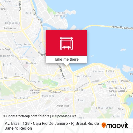 Av. Brasil 138 - Caju Rio De Janeiro - Rj Brasil map