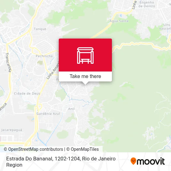 Estrada Do Bananal, 1202-1204 map