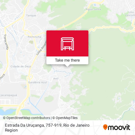 Estrada Da Uruçanga, 757-919 map