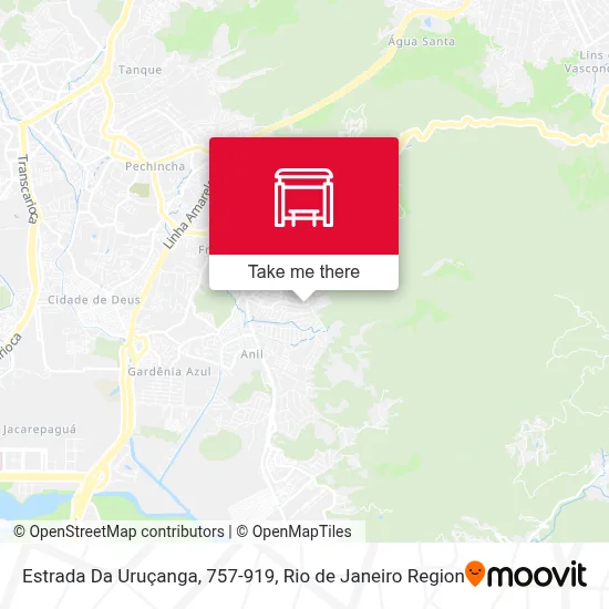 Estrada Da Uruçanga, 757-919 map