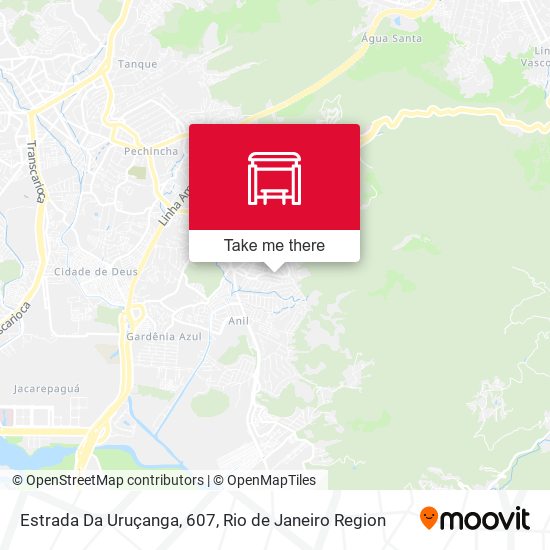 Estrada Da Uruçanga, 607 map