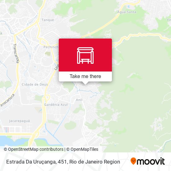 Estrada Da Uruçanga, 451 map