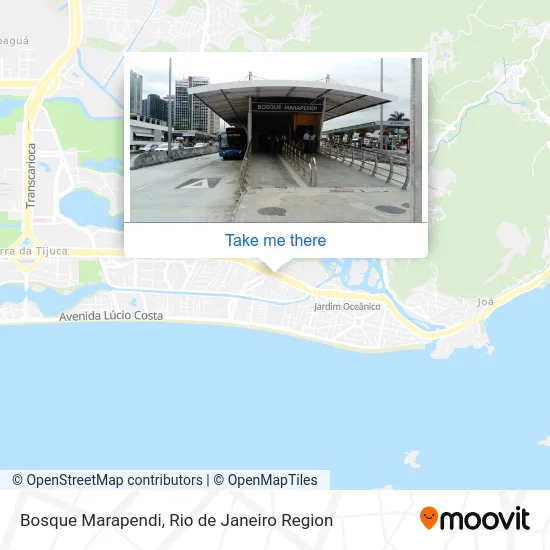 Bosque Marapendi map