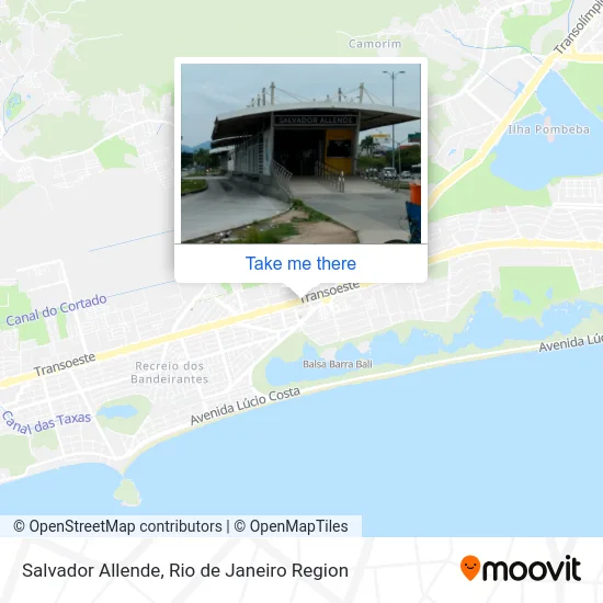 Salvador Allende map