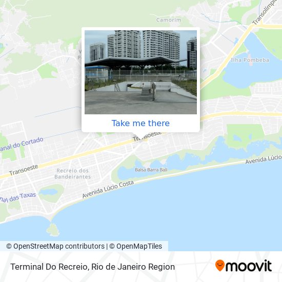 Terminal Do Recreio map