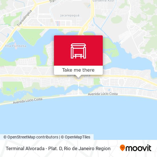Terminal Alvorada - Plat. D map