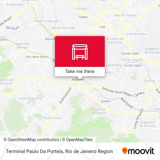 Terminal Paulo Da Portela map