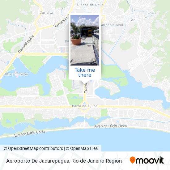 Mapa Aeroporto De Jacarepaguá