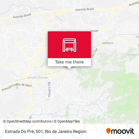 Estrada Do Pré, 501 map