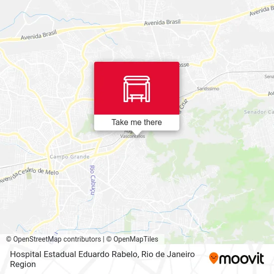 Hospital Estadual Eduardo Rabelo map