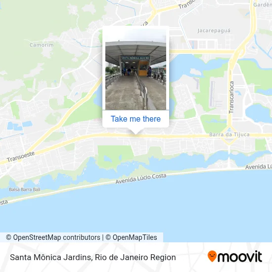 Santa Mônica Jardins map