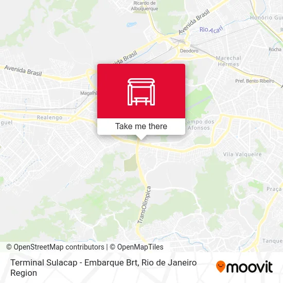 Terminal Sulacap - Embarque Brt map