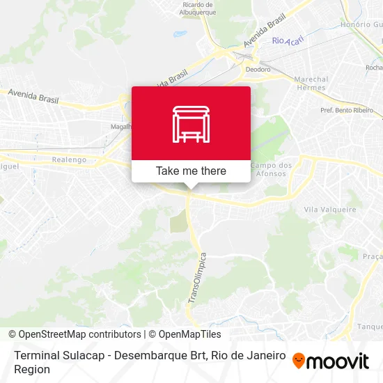 Terminal Sulacap - Desembarque Brt map