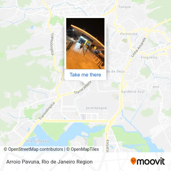 Arroio Pavuna map