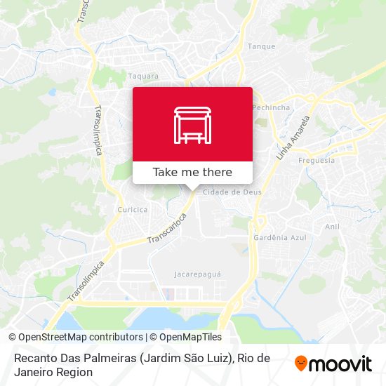 Recanto Das Palmeiras (Jardim São Luiz) map
