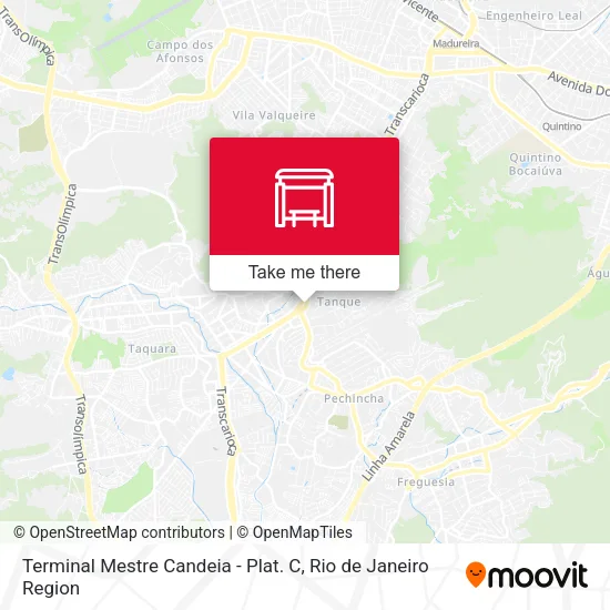 Terminal Mestre Candeia - Plat. C map