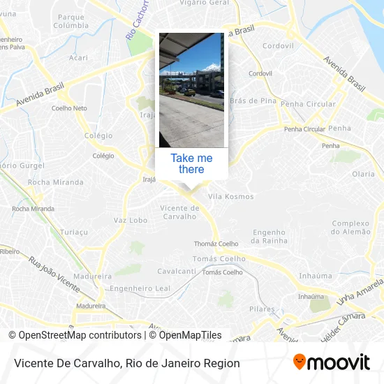 Vicente De Carvalho map