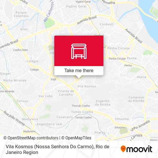 Vila Kosmos (Nossa Senhora Do Carmo) map