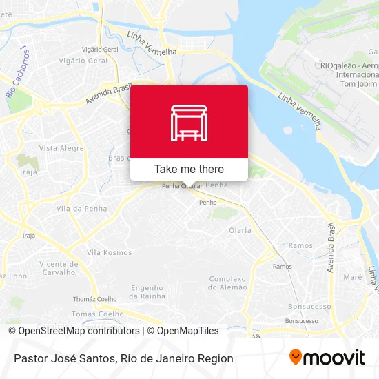 Pastor José Santos map