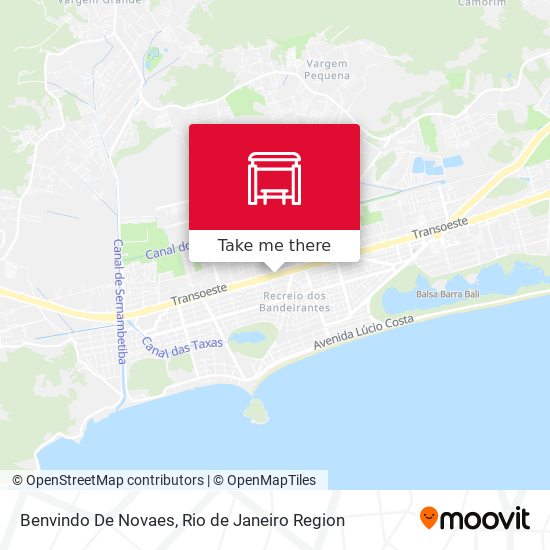 Benvindo De Novaes map