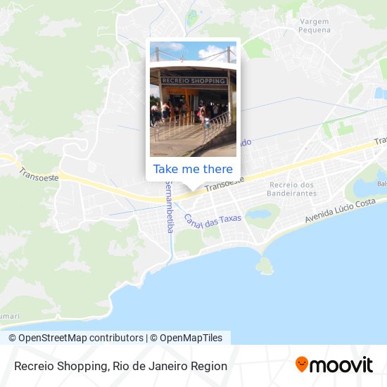 Recreio Shopping map