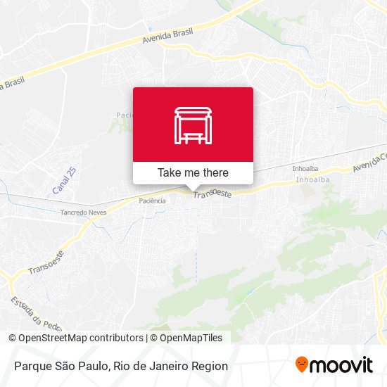 Parque São Paulo map