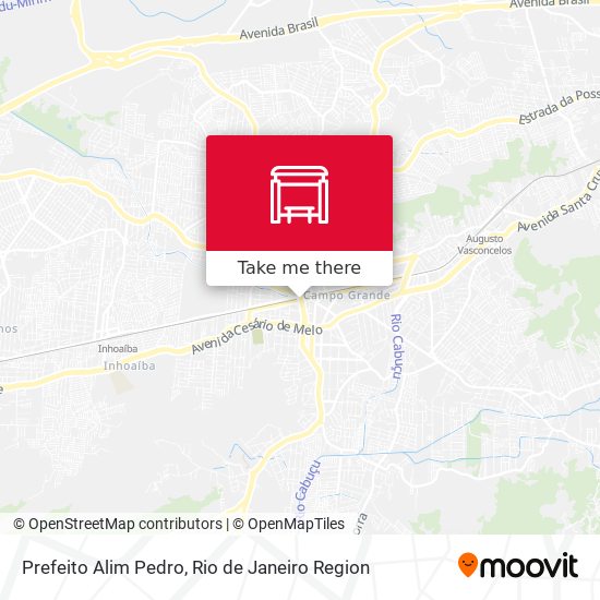 Mapa Prefeito Alim Pedro