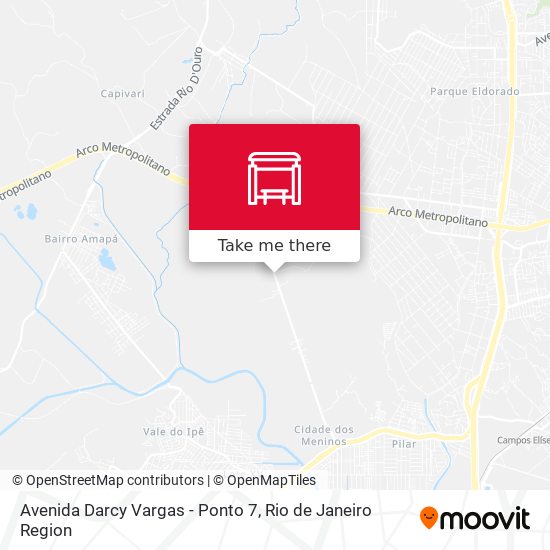 Avenida Darcy Vargas - Ponto 7 map