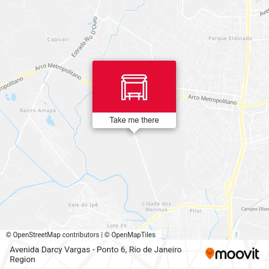 Avenida Darcy Vargas - Ponto 6 map