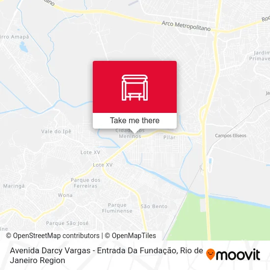 Avenida Darcy Vargas - Entrada Da Fundação map