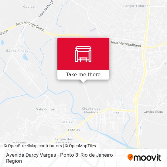 Mapa Avenida Darcy Vargas - Ponto 3