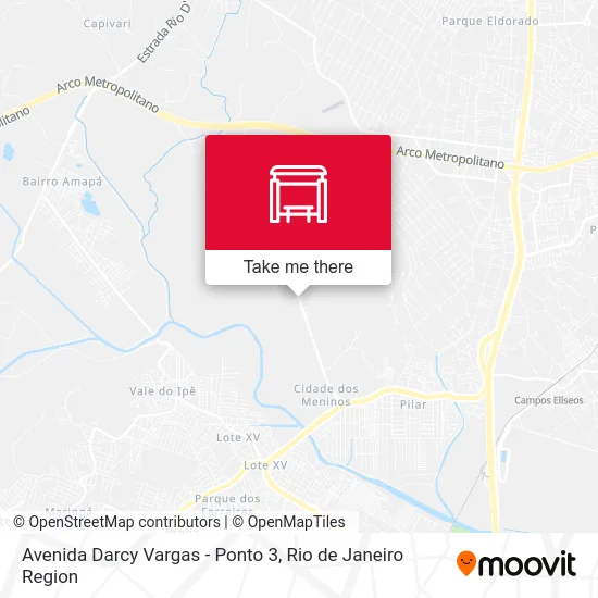 Avenida Darcy Vargas - Ponto 3 map