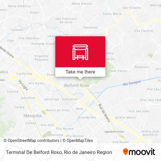 Terminal De Belford Roxo map