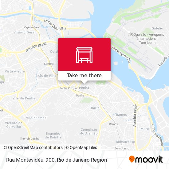 Mapa Rua Montevidéu, 900