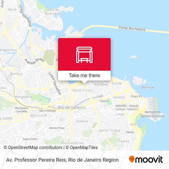 Av. Professor Pereira Reis map